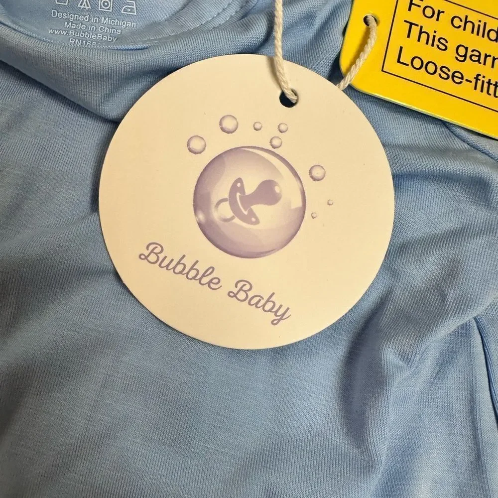 NWT Bubble Baby Toddler Boy Bamboo Blue Casual Short Set/Pajama - Size 18-24M